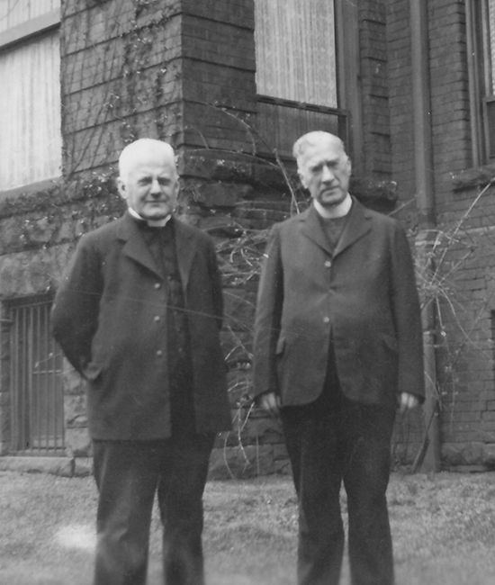 Fathers George Daly and Arthur Coughlan