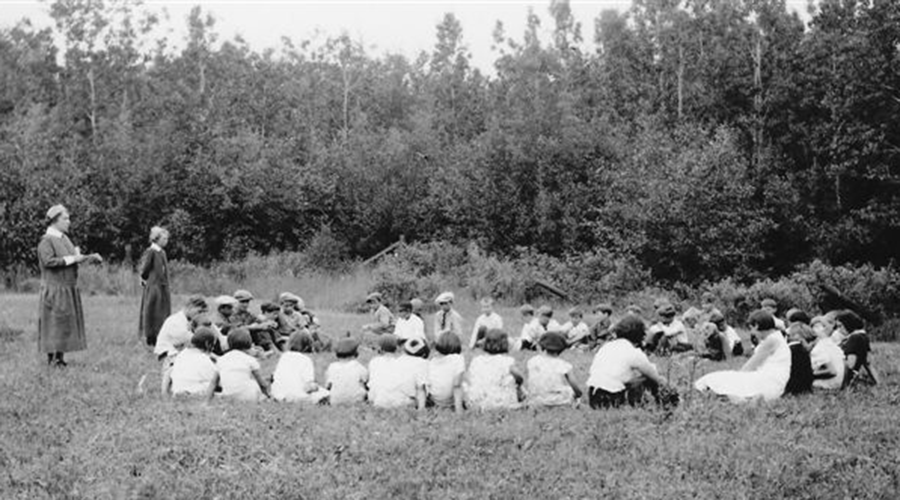 Catechetical class in Moose Hill